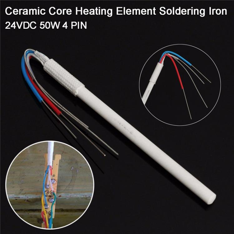 all in one place כלי עבודה PIN Ceramic Core Soldering Iron Station Replacement Heating Element Ceramic Heater 1PCS for HAKKO 900M 900L 907 908 50W 24V DC 4