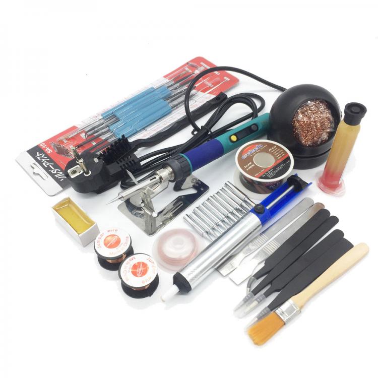 all in one place כלי עבודה CXG 936d EU Plug Digital LCD Adjustable temperature Electric soldering iron 110V/220V 60W Ceramic heater 900M sting Tip