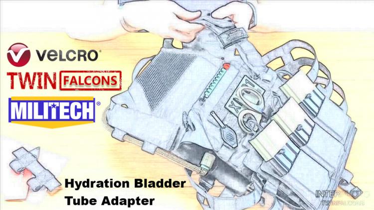 all in one place כלי עבודה MILITECH TWINFALCONS TW Hydration Bladder Tube Adapter Water Bladder Tube Adaptor Connector for JPC 2.0 FCSK Slickster CQC CQB