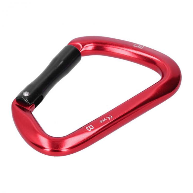 all in one place כלי עבודה Climbing Lock Hook D-Shape Carabiner Climbing Buckle 25KN Lateral Tension Straight Opening Safety Equipment for Mountaineering