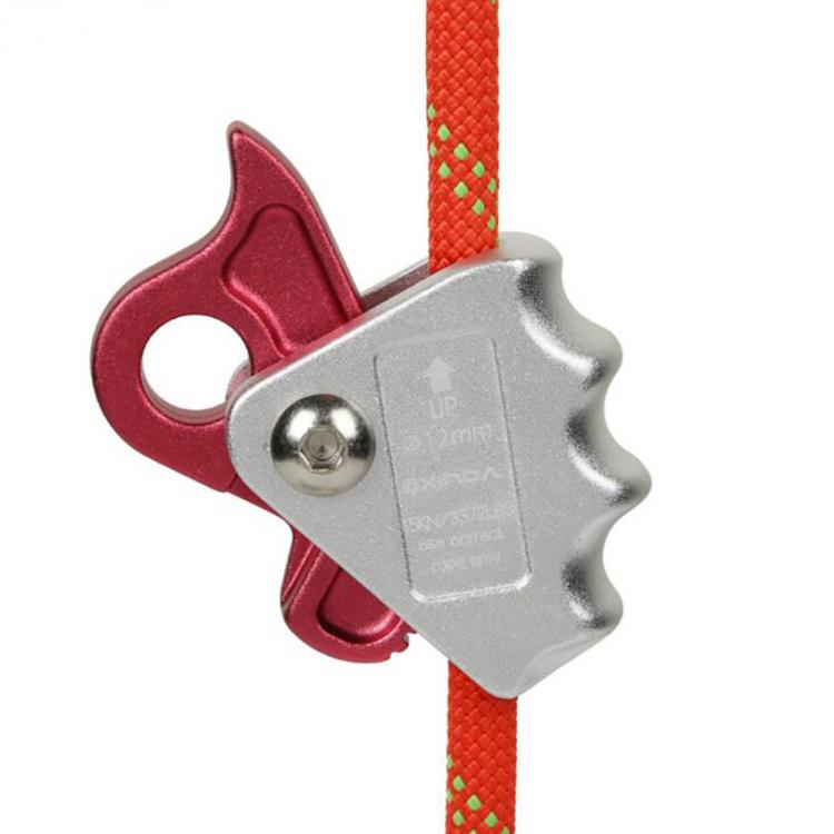 all in one place כלי עבודה Hand Rope Grab Protector 15KN Riser Anti-fall Safety Rope Grab Device Fits 8-12mm Rope for Outdoor Rock Climbing, Mountaineering