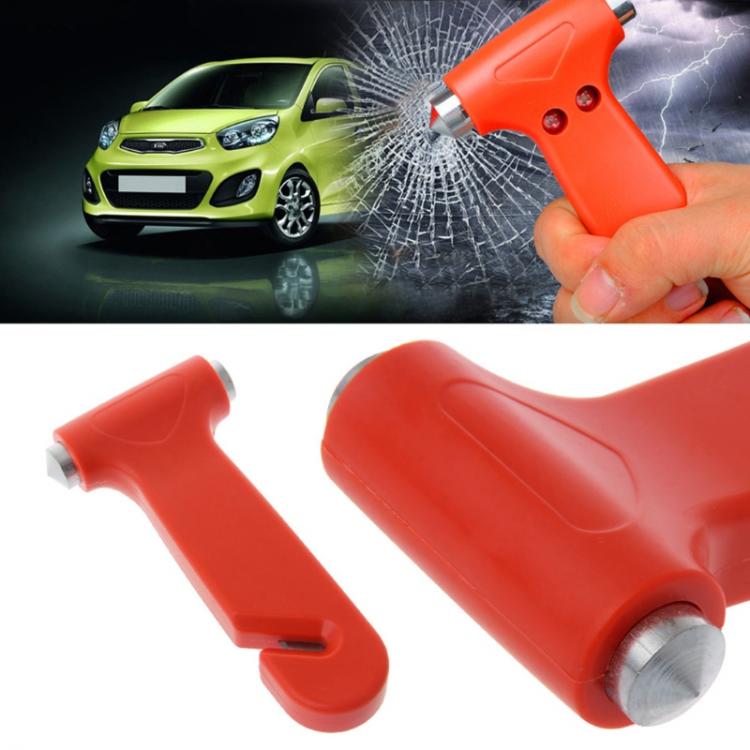 all in one place כלי עבודה P82F 2 in 1 Car Emergency Safety Escape Hammer Glass Window Breaker Cutter Tool
