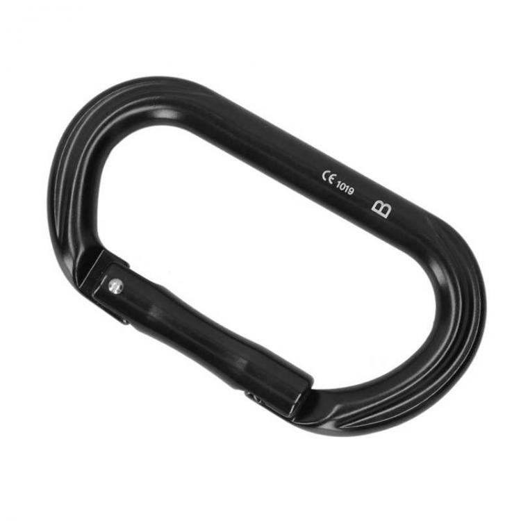 all in one place כלי עבודה Outdoor Safety Buckle High Strength Pulling Force Carabiner Hook Black Wear Resistant for Rock Climbing Mountaineering