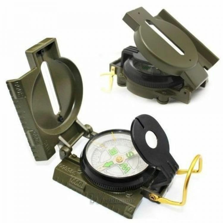 all in one place כלי עבודה Metal Pocket Army Style Compass Military Camping Hiking Survival Marching New