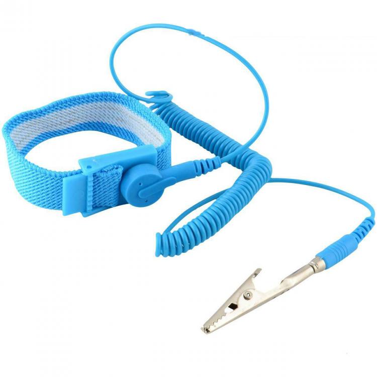 all in one place כלי עבודה 2X Anti-Static Wrist Strap ESD Grounding Discharge Band Clip On Adjustable Cord
