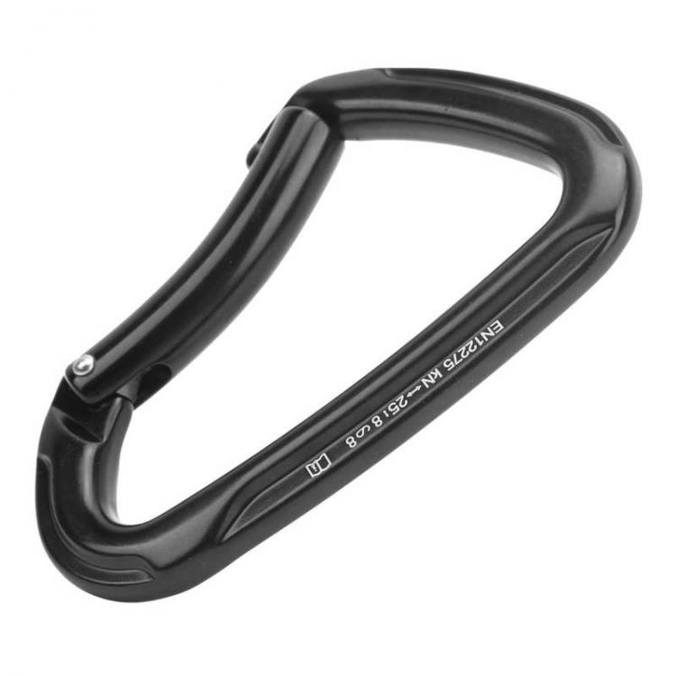 all in one place כלי עבודה D-Shape Carabiner Aluminum Alloy Oxidation Resistant Climbing Lock Hook Elastic Buckle Design for Rock Climbing Caving