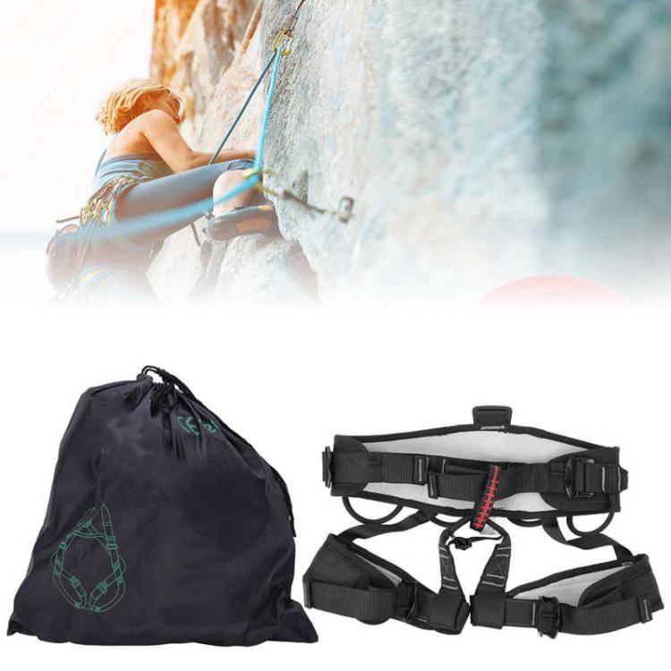 all in one place כלי עבודה Outdoor Rock Climb Half Body Waist Support Climbing Harness Rappelling Work Safety Belt for Mountaineering