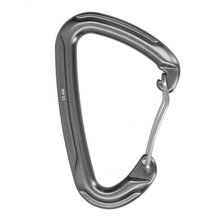 all in one place כלי עבודה D‑Shaped Safety Carabiner Climbing Hiking Lock Hook 2500kg Bearing Outdoor Supplies Gray Safety Buckle Keychain
