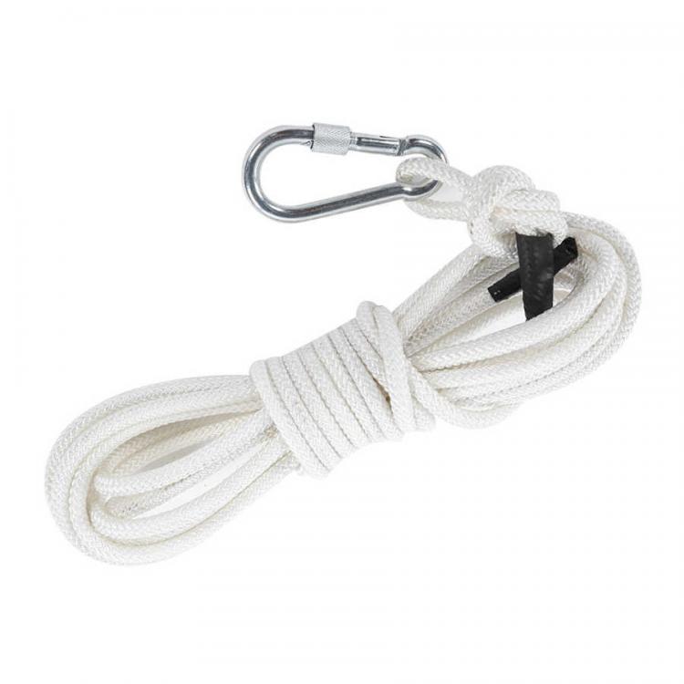 all in one place כלי עבודה rescate 32.8ft 0.3in Survival Safety Auxiliary Rope Lanyard 6 Strand Cord for Mountaineering Rock Climbing Fire Escape