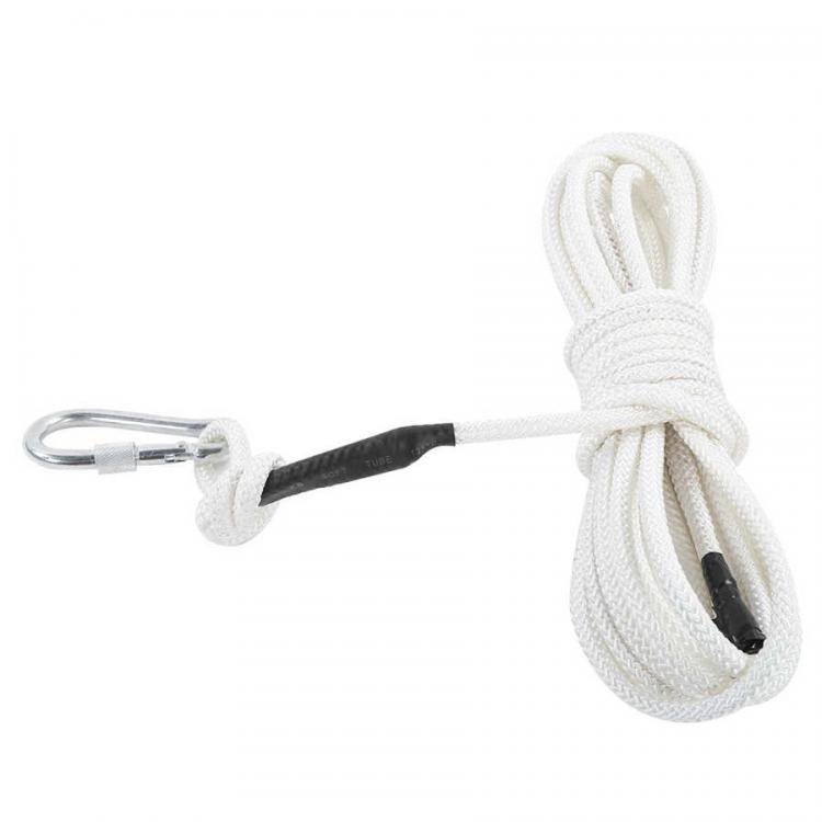all in one place כלי עבודה Equipment 32.8ft 0.3in Survival Safety Auxiliary Rope Lanyard 6‑Strand Cord for Mountaineering Rock Climbing Fire Escape