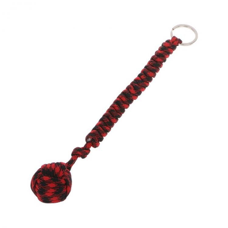all in one place כלי עבודה Outdoor Security Protection Black Monkey Fist Steel Ball Bearing Self Defense Lanyard Survival Key Chain