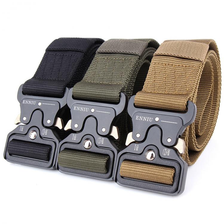 all in one place כלי עבודה 2019 Military Tactical Quick Metal Buckle Belt 1000D Oxford Wear Resistant Outdoor Fighting Molle Nylon Versatile Belt 3 colors