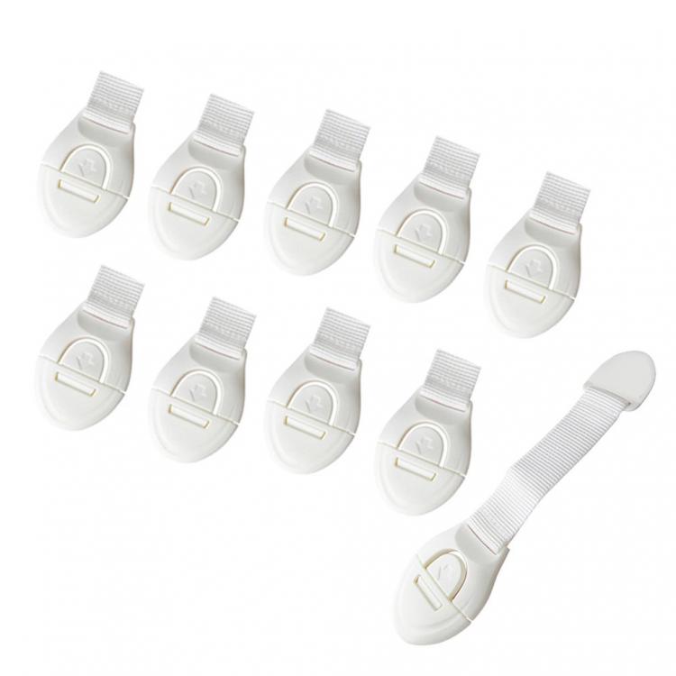 all in one place כלי עבודה 10 PCS Baby Safety Lock Drawer Lock Multi-function Protection Baby Refrigerator Lock Children Long Cabinet Door Lock LESHP