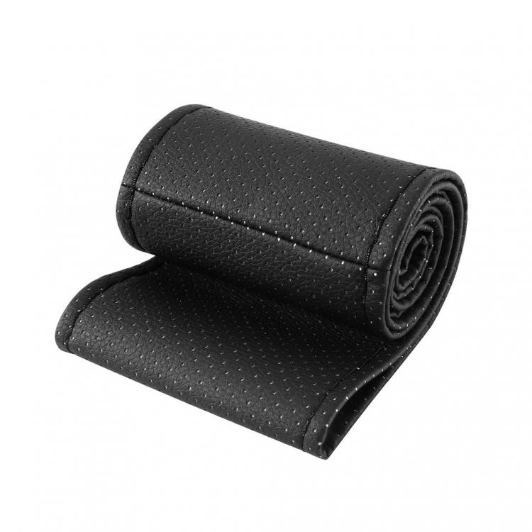 all in one place כלי עבודה Car Steering Wheel Cover Braid On The Steering Wheel Microfiber Skid-Proof Cover Entire Single Connector 36-38cm Car-styling