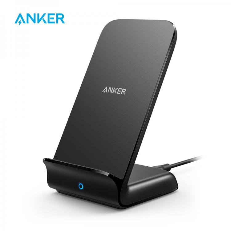 all in one place אביזרים Anker PowerWave Fast Wireless Charger Stand, Qi-Certified,7.5W for iPhone 11/11 Pro/11 Pro Max/XR/XS etc,10W for Galaxy and more