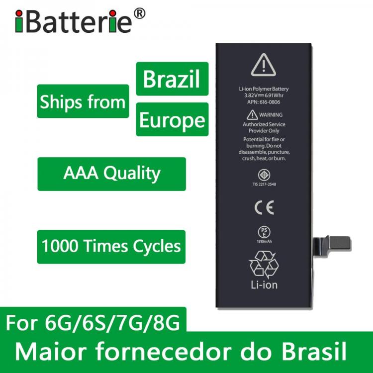 all in one place אביזרים 10pcs/lot iBatterie AAA Quality Battery For Apple iPhone 6 6S 7 8Plus X  SE 6Plus 7Plus Replacement Bateria For iPhone Battery