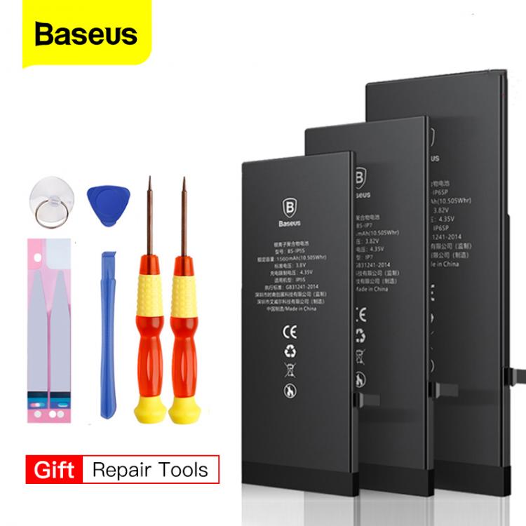 all in one place אביזרים Baseus Battery For iPhone XS Max X XR 8 7 6 6s Plus 6plus 7plus 8plus Replacement Batterie Bateria For iPhone 7 iPhone 6