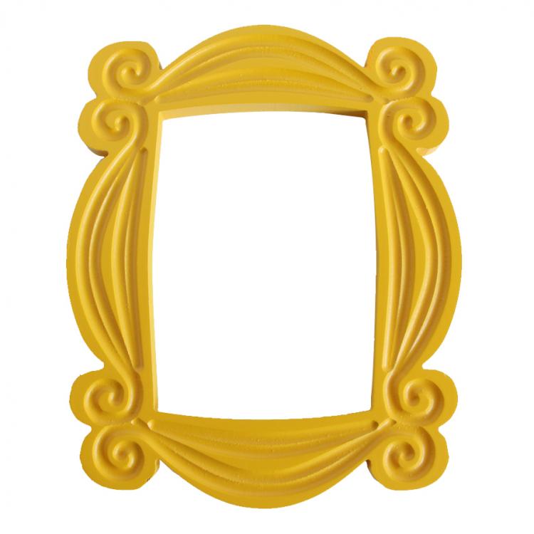 all in one place מלאכת יד TV Series Friends Handmade Monica Door Frame Wood Yellow Mon  Photo Frames Collectible Home Decor Collection Gift