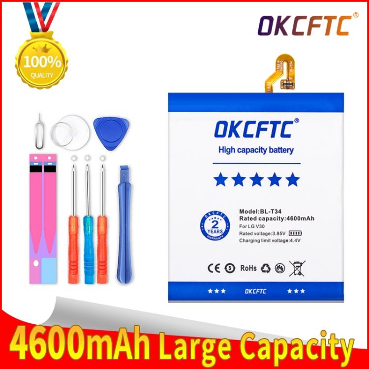 all in one place אביזרים Mobile Phone Battery For LG V30 V30+ V30A H930 H932 LS998 4600mAh Batteries BL-T34 Rechargeable Accumulato