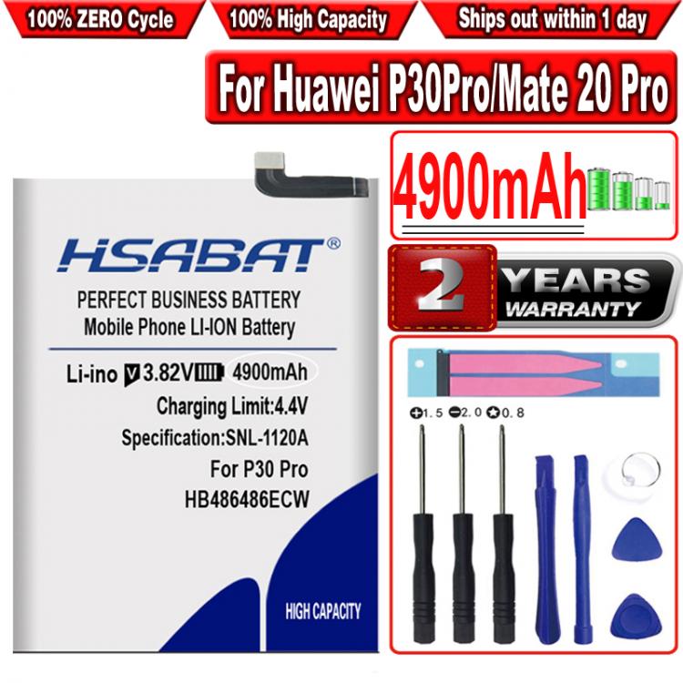 all in one place אביזרים HSABAT 4900mAh HB486486ECW Battery for Huawei P30Pro P30 Pro for Huawei Mate20 Pro Mate 20 Pro