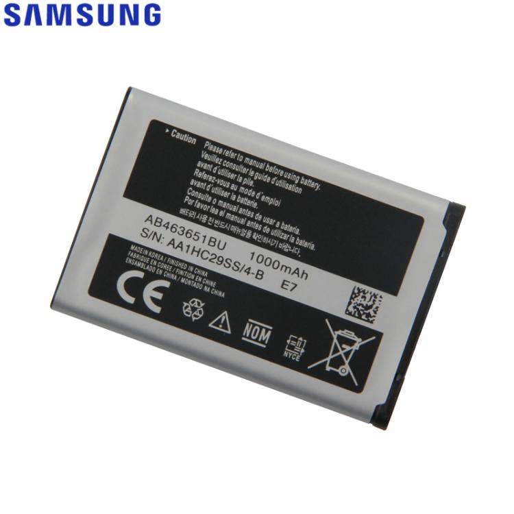 all in one place אביזרים Original Samsung Battery For S5620I S5630C S5560C W559 J808 F339 S5296 C3322 L708E C3370 C3200 C3518 S5610 AB463651BU 1000mAh