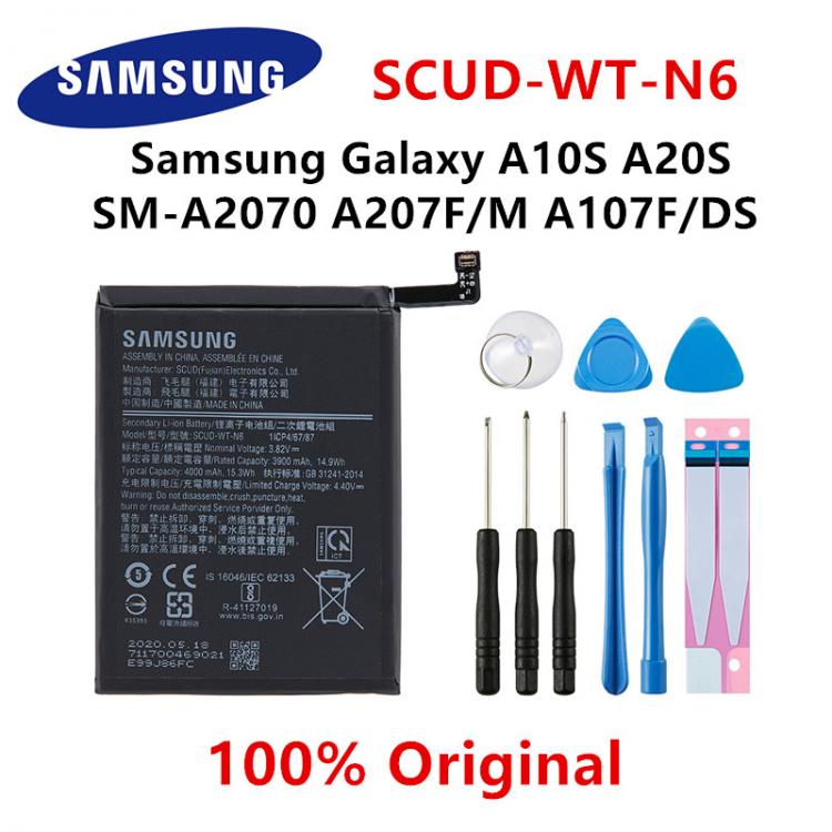 all in one place אביזרים SAMSUNG Orginal SCUD-WT-N6 4000mAh Battery For Samsung Galaxy A10S A20S SM-A2070 A207F/M A107F/DS For Honor Holly 2 Plus +Tools