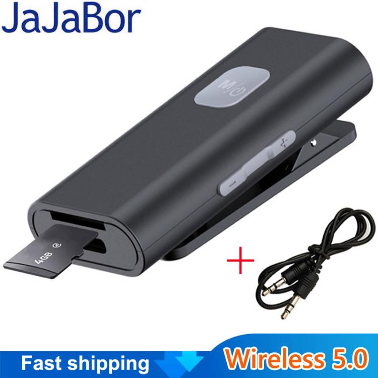 all in one place אביזרים JaJaBor Car Kit Handsfree AUX Audio Wireless Receiver Adapter TF Card Playback Portable Bluetooth-compatible Receiver Receptor