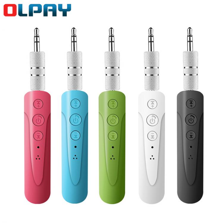 all in one place אביזרים Bluetooth 4.2 Audio Receiver Adapter Collar Clip 3.5mm Jack Hands Free AUX Car Speaker Headset Audio Receiver Compatible Camera