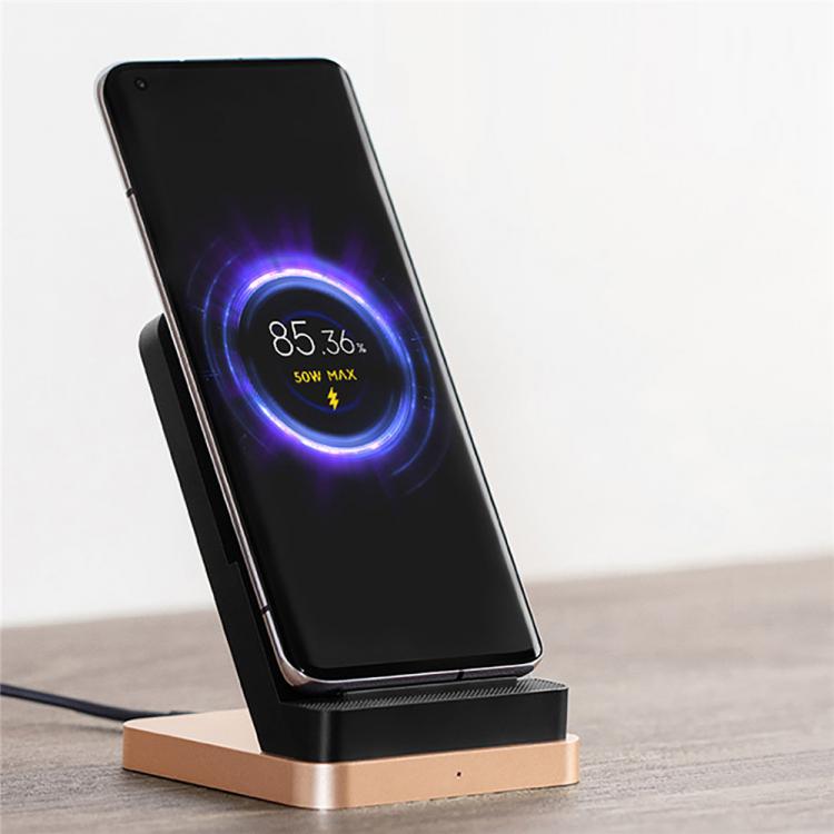 all in one place אביזרים 55W Vertical Air Cooled Wireless Charger Fast Charging Stand Holder for Mi 10 Phone Accessories