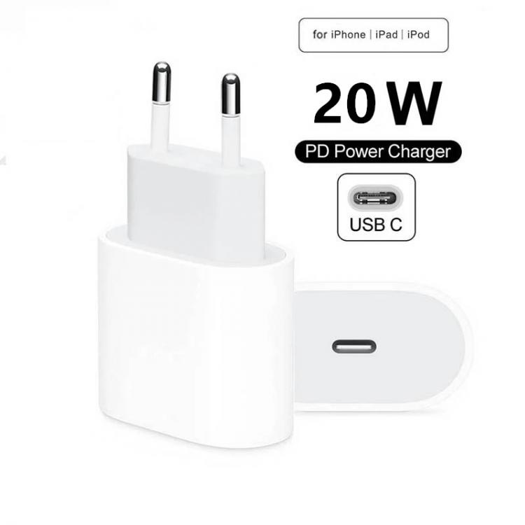 all in one place אביזרים 10 PCS/LOT Original HIGH QUALITY 20W Fast Charging PD Charger Cable USB C EU US Travel Power Adapter