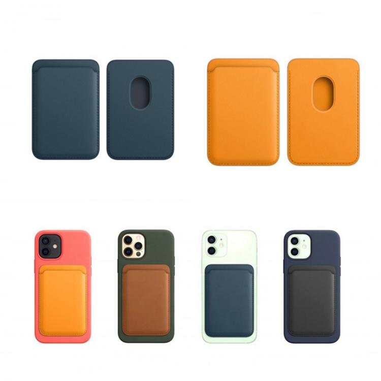 all in one place אביזרים New Upgrade Magnetic Leather Wallet Support For MagSafe iPhone 12 Pro Max Case Card Holder Cover On iPhone 12 Mini Card Slot