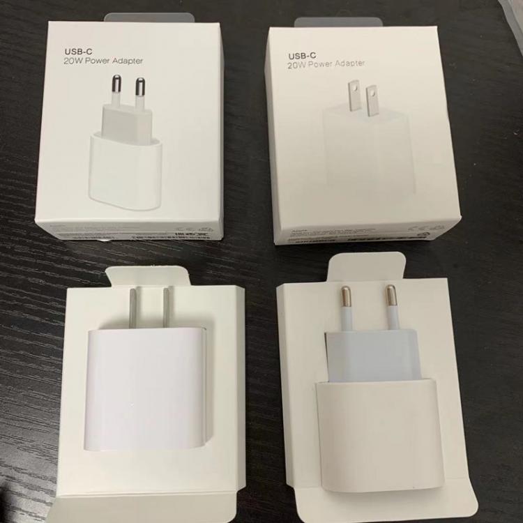 all in one place אביזרים 10pcs/Lot OEM Quality 20W PD Fast Charger US EU  USB-C Power Adapter for i 11 12 Pro Max 12Mini with Retail Box