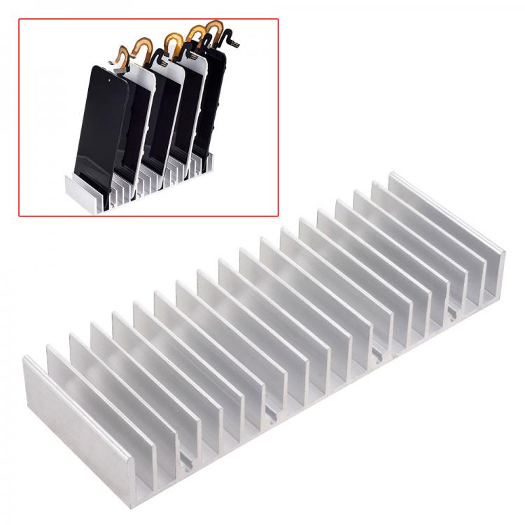 all in one place אביזרים Metal Anti-Static Aluminum PCB Holder Tray Slots Holding Rack for phone LCD Panel Refurbish Support Station Phone Repair Tools