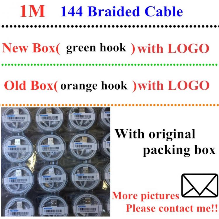 all in one place אביזרים 50pcs,1m/3ft with iron Sync Data USB charging cable from Foxconn For iPhone X XS XR MAX 6 7 8 With packing box