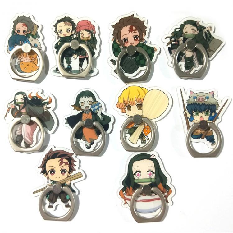 all in one place אביזרים Anime Demon Slayer Phone Holder Kimetsu no Yaiba Phone stand Cute Fun Acrylic Mobile Phone Holder 2020