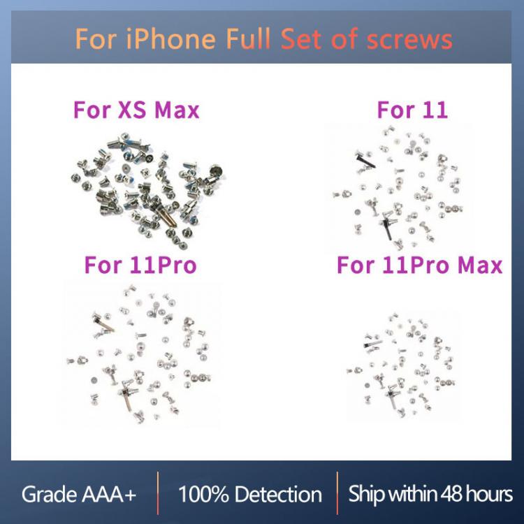 all in one place אביזרים Full Screw Set Replacment for for iPhone XS MAX 11 11PRO 11MAX Repair Bolts Complete Kit Replacement Accessories