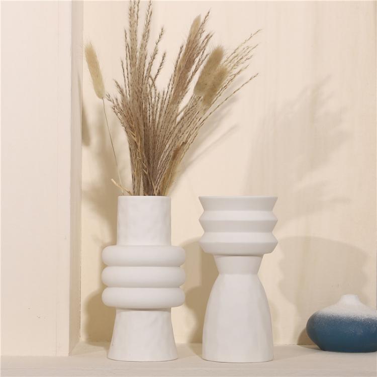 all in one place עיצוב פנים Nordic Ins Creative Ceramics Vase Home Ornaments White Vegetarian Flower Pot Vases Home Decorations Craft Gifts