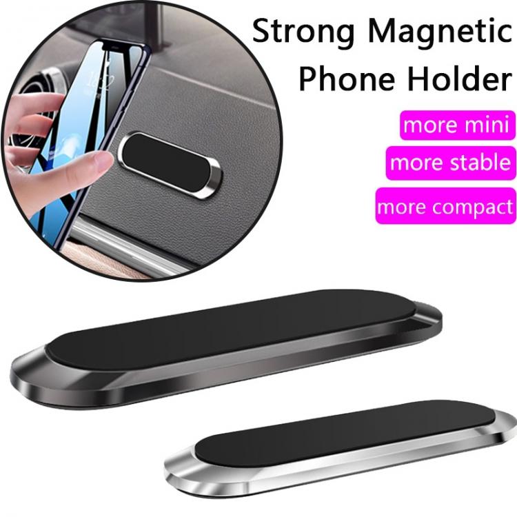 all in one place אביזרים Metal Magnetic Phone Holder Mini Strip Shape Magnetic Car Phone Holder Stand Car Air Vent Mount Magnet GPS Car Mount Holder