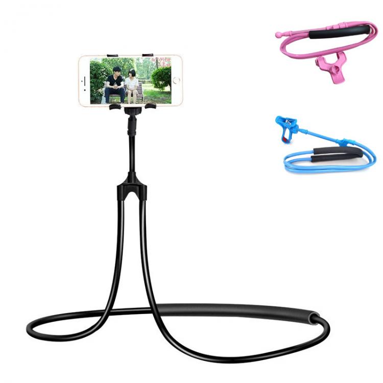 all in one place אביזרים Mobile Phone Holder Hanging Neck Lazy Cellphone Mount Accessories Adjustable 360 Degree Phones Holder Stand for IPhone Xiaomi