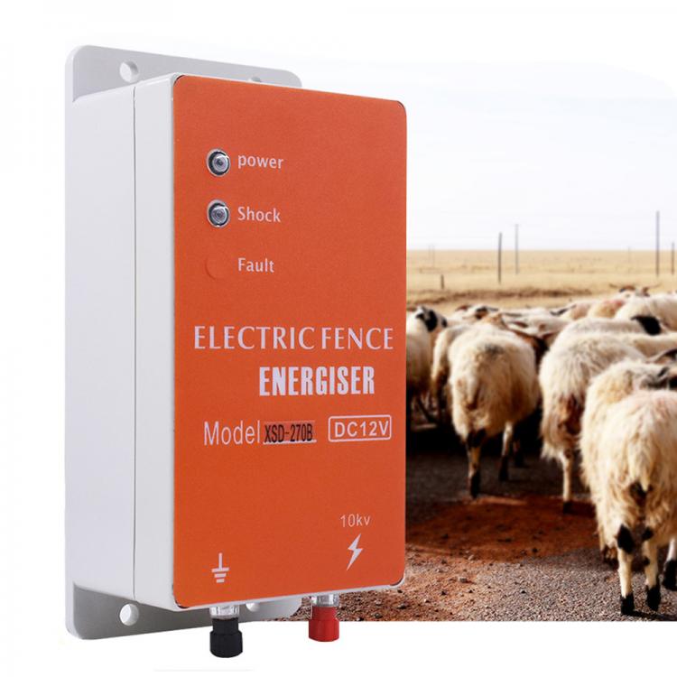 all in one place חצר וגינה 10/20KM Electric Fence Solar Charger Controller Animal Horse Cattle Poultry Farm Shepherd Alert Livestock Tool