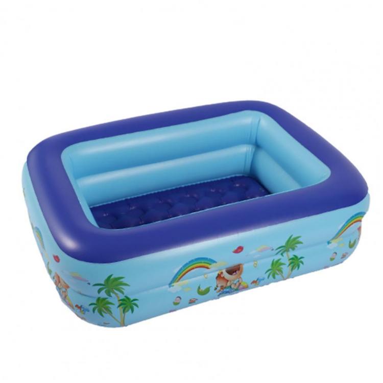 all in one place חצר וגינה Inflatable Swimming Pool Abrasion Resistant Square Shaped Garden Backyard Water Party Inflatable Swimming Pool for Kids