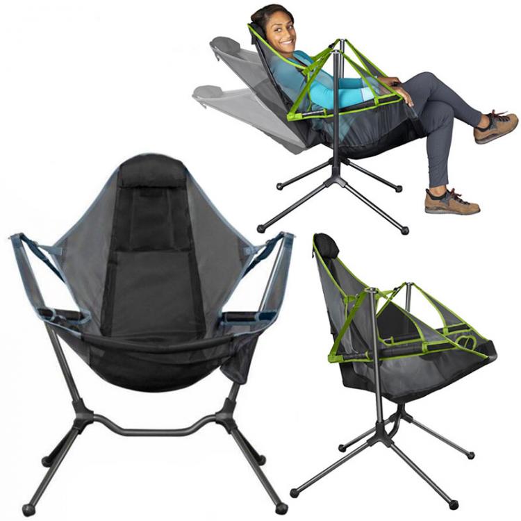 all in one place חצר וגינה Relaxed Outdoor Camping Chair Rocking Chair Luxury Recliner Relaxation Swinging Comfort Garden Folding Fishing Chair
