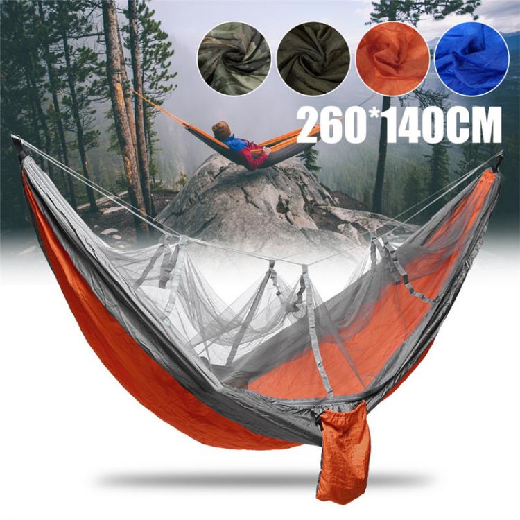 all in one place חצר וגינה Ultralight Camping Hammock Beach Swing Bed Hammock with Mosquito Nets for Outdoors Backpacking Survival or Travel