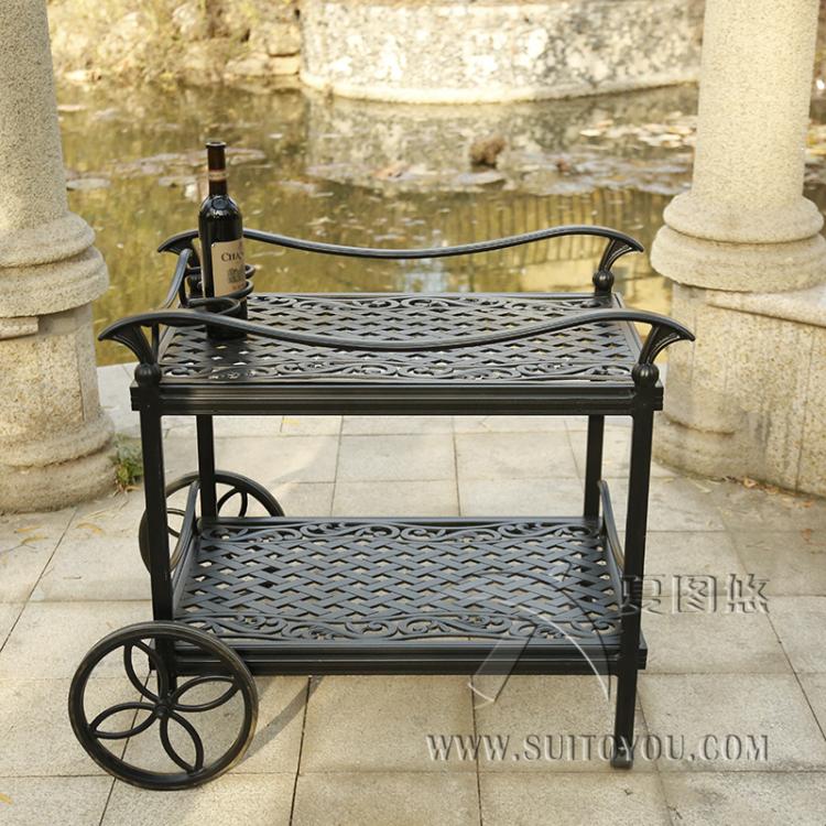 all in one place חצר וגינה Cast-aluminum Dining car restaurant car diner outdoor furniture patio furniture garden furniture dining furniture