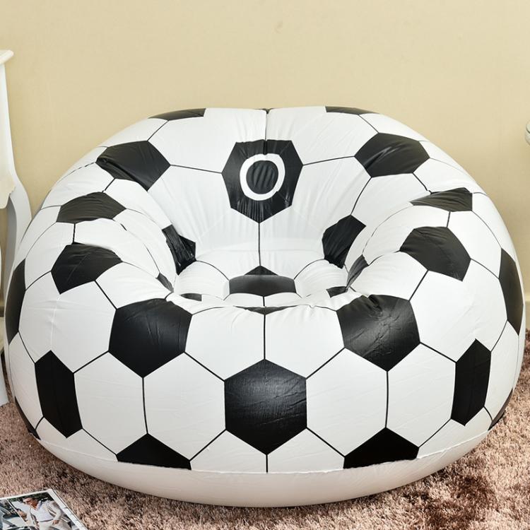 all in one place חצר וגינה Football Inflatable Sofa Soccer Ball Air Lounge Chair Basketball Beanbag Lounger Outdoor Furniture Garden Home Office