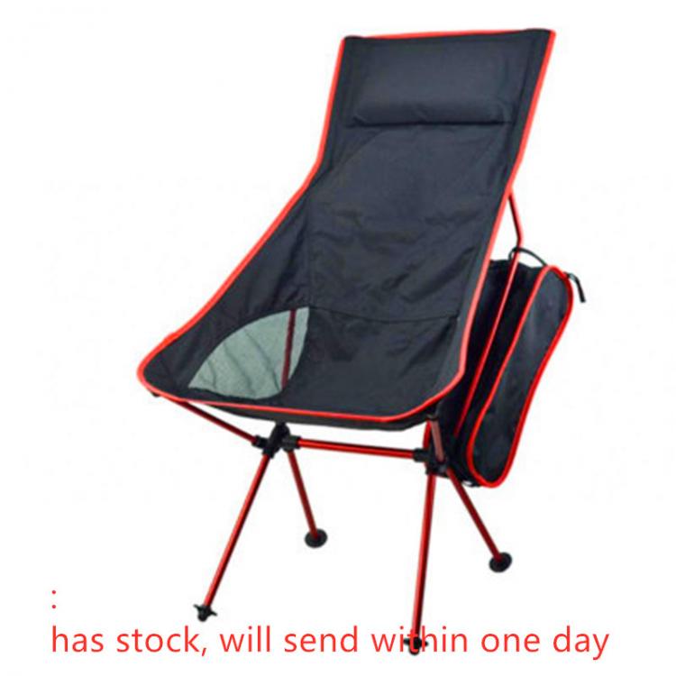 all in one place חצר וגינה Light Moon Chair Lightweight Fishing Camping BBQ Chairs Folding Extended Hiking Seat Garden Ultralight Office Home Furniture