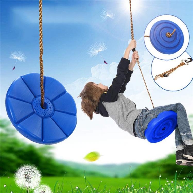 all in one place חצר וגינה Kids Tree Swing Seat Swing Disc Swing Outdoor Indoor Swing Plastic Disc Climbing Swing For Children Swings Swing Set Accessories