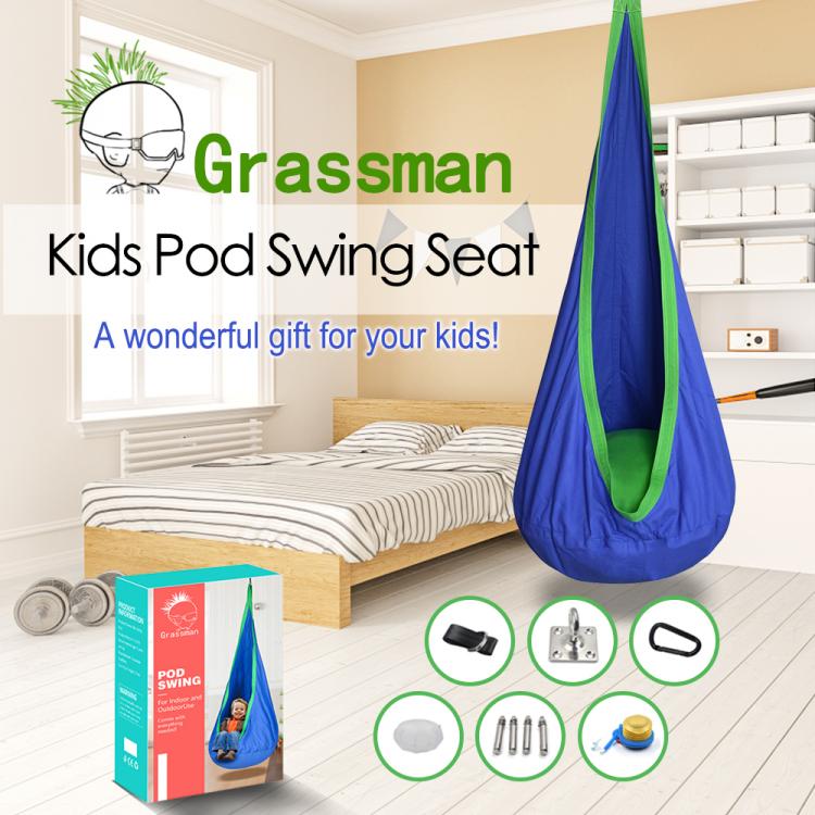 all in one place חצר וגינה ARRIES Creative Kid Hammock Garden Furniture Pod Swings Chair Indoor Outdoor Hanging Seat Child Cocoon Swing Seat Patio Portable