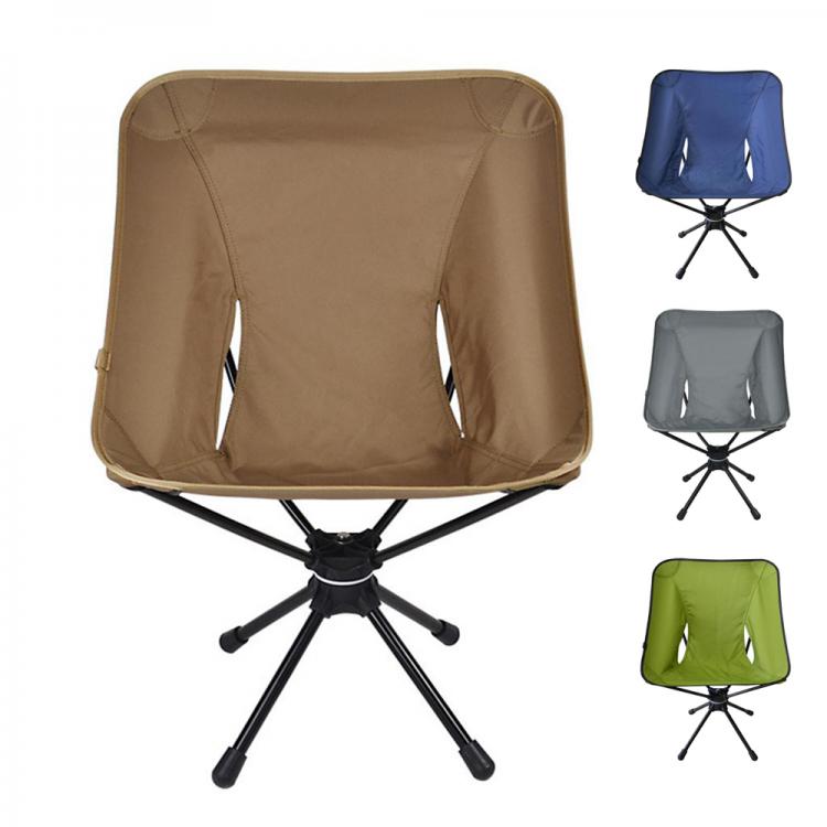 all in one place חצר וגינה HooRu Swivel Chairs Picnic Beach Fishing Folding Chair Outdoor Backpacking Lightweight Chair with Carry Bag for Camping Hiking
