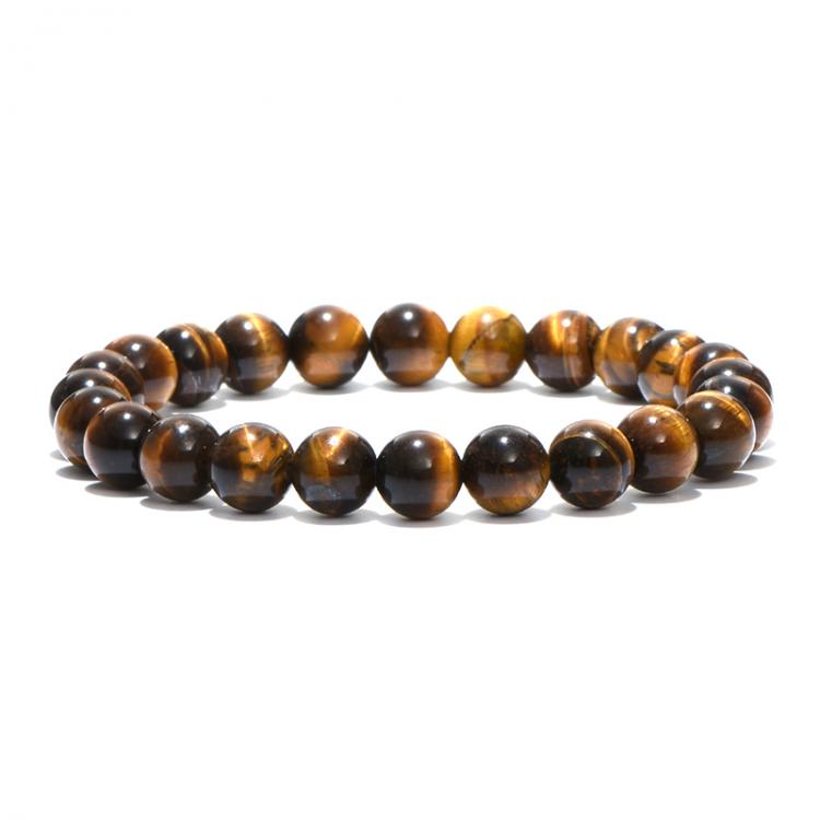 all in one place תכשיטי אופנה Natural Stone Beads Buddha Bracelet Brown Tiger Eyes Yoga Meditation Braclet For Men Women Hand Jewelry Homme Unisex